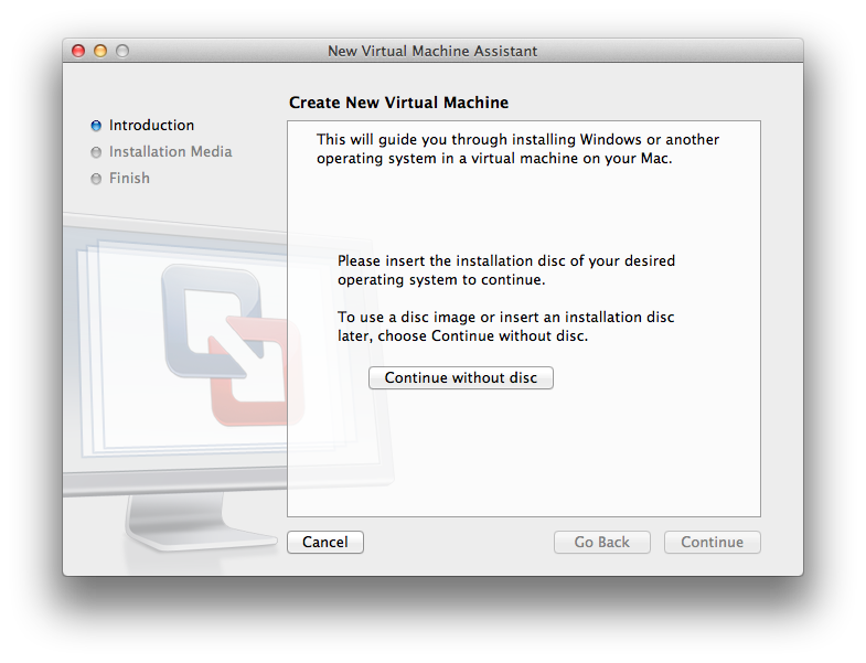 add a mac emulator to vmware